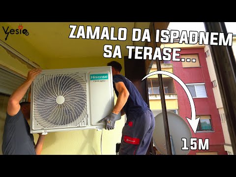 Jedna od zahtevnijih ugradnji klima uredjaja
