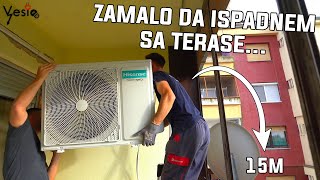 Jedna od zahtevnijih ugradnji klima uredjaja