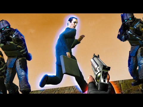 Garry's Mod, но я преследую Gman'a