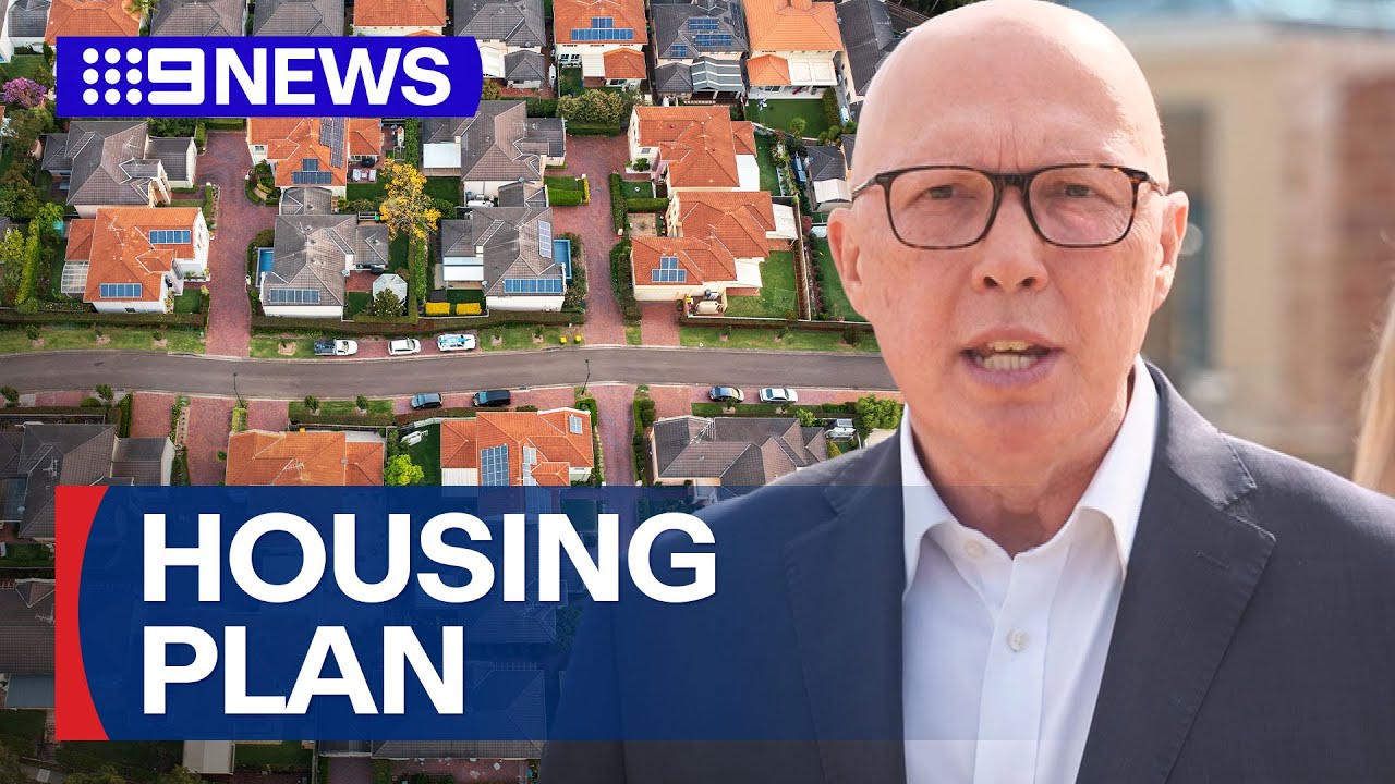 Coalition’s b plan to build half-a-million homes | 9 News Australia