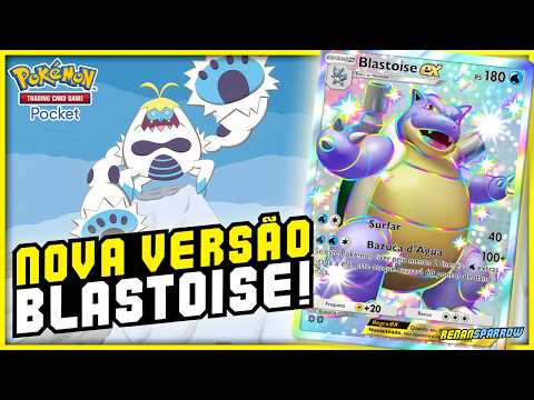 NOVO DECK DO BLASTOISE CHEGOU e TÁ INSANO! || Pokémon TCG Pocket #223