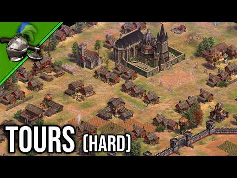 Age of Empires 2 - TOURS - Historical Battle Walkthrough (Hard)