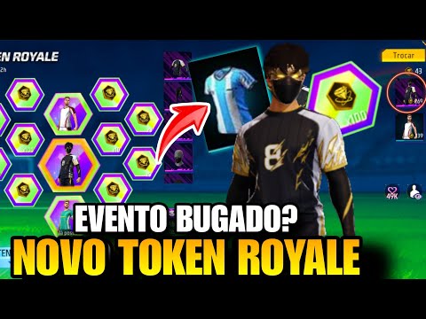 TOKENS BUGADO?💀TESTEI O NOVO TOKEN ROYALE E ISSO ACONTECEU NO FREE FIRE🤩
