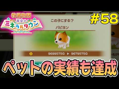 【初見】効率厨が挑む新たな牧場主生活で実況プレイ！#58【牧場物語 再会のミネラルタウン】【ぽんすけ】