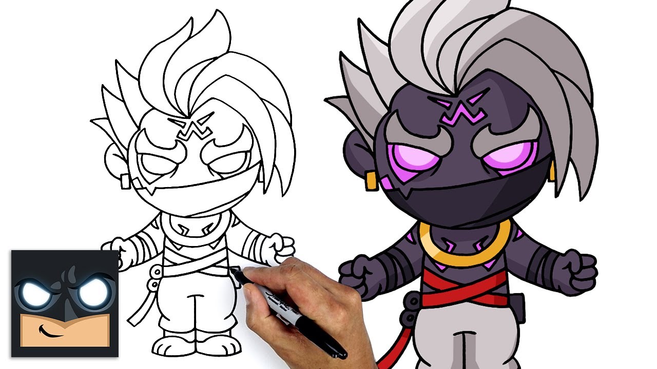 How To Draw Fortnite - Legendary Raz