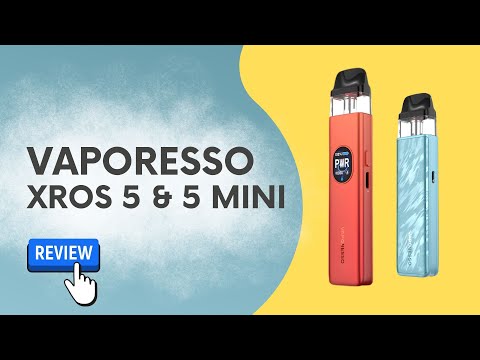 3 Ampere Ladepower & 1500 mAh! Vaporesso XROS 5 im Review, mit XROS 5 Mini...