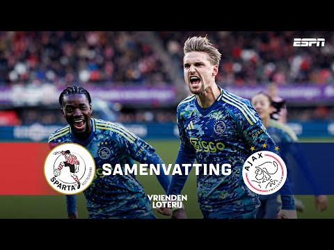 Kenneth TAYLOR scoort vanaf de STIP, GOUDEN WISSEL Farioli 🔄🥇 | Samenvatting Sparta Rotterdam - Ajax