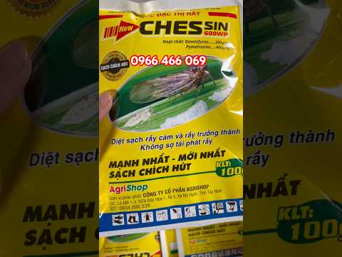 Sản phẩm Chessin 600WP, quản lý côn trùng chích hút