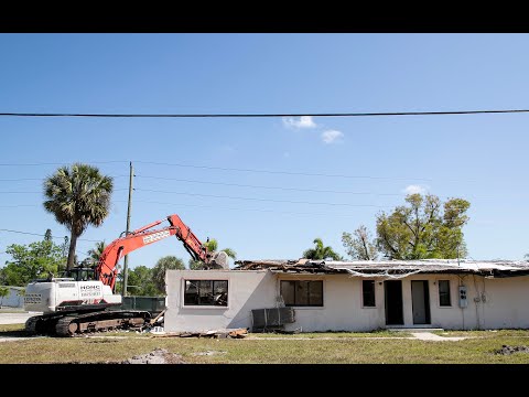 Demolition begins at Southward Village in Fort Myers
