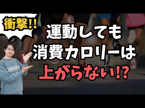 【取扱注意】運動を頑張っても消費カロリーは上がらないという説を解説します。