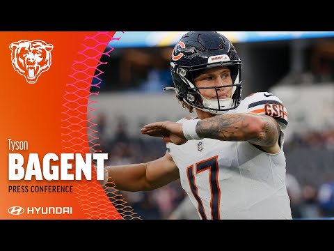 Tyson Bagent postgame press conference | Chicago Bears video clip