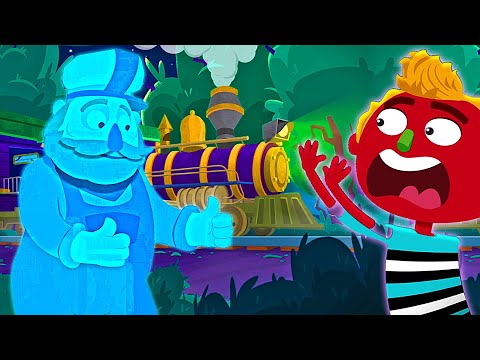 Haunted Train Song | Kids Halloween | HooplaKidz Hindi