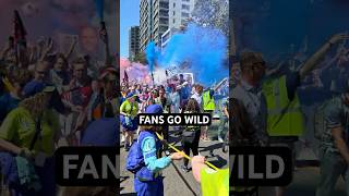 15,000+ USA Fans GO WILD | March to the Match #shorts #worldcup #seattle