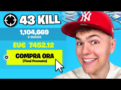 OGNI KILL del PRO PLAYER shoppo 1000 V-BUCKS! in VILLA THE BOOYZ!