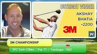 ⛳ 3M Open | PGA Tour Betting Free Picks | Outright Winner | July 25, 2024