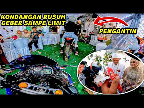 KONDANGAN RUSUH GEBER" ZX25R SAMPE LIMIT‼️TROBOS KE PELAMINAN