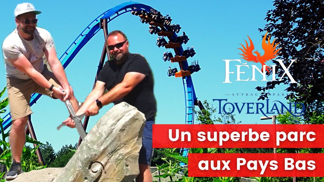On s'éclate dans la magie de @Attractiepark Toverland avec Fenix, Troy et d'autres attractions