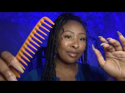 🪮 Combing Away Anxiety ⛓️‍💥 + Removing Blockages 🌊 | ✨ Reiki Sleep Healing Session ✨