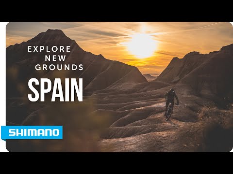 David Cachon takes you on an e-MTB through the Bardenas Reales National Park in Spain | SHIMANO