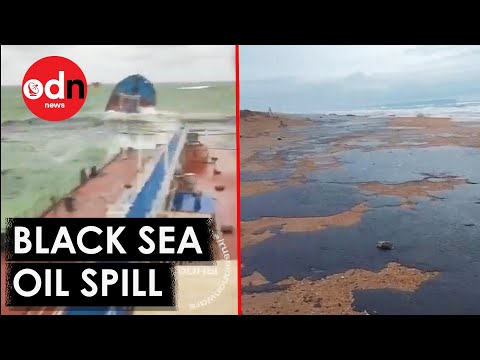 Russia’s Environmental Disaster: Oil Spill and Tanker Leak Threatens Black Sea