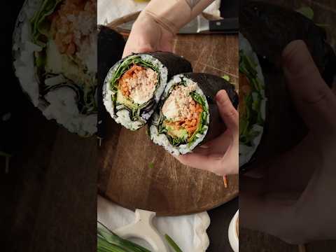 Рецепт в описанні ⬇️ 🍣 #рецептиукраїнською #простоісмачно #суші #домашнісуші #сушібуріто #обід