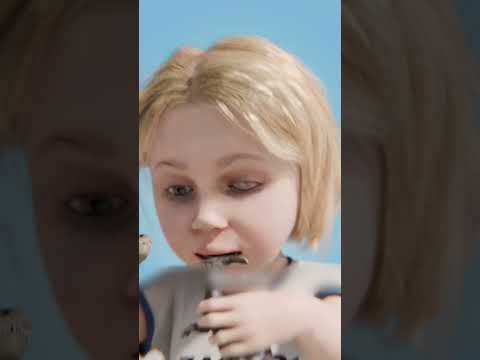 قبلة بسيطة كادت أن تدمر عينه 😳👁️