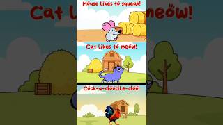 Animal Sounds Short Song for Toddlers Learn Animals #animalsounds #cocomomokidstv #nurseryrhymes