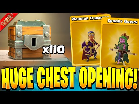 Opening 110 Treasure Chests in Clash of Clans!