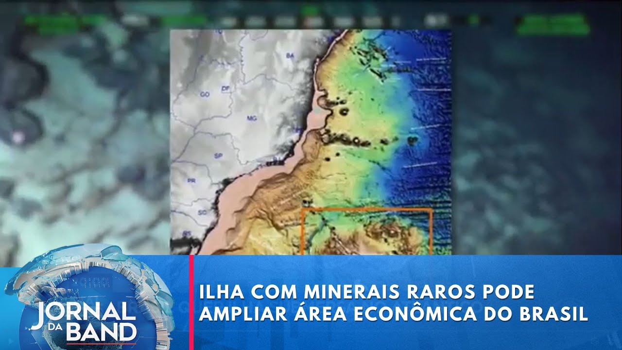Ilha com minerais raros pode ampliar área econômica do Brasil | Jornal da Band