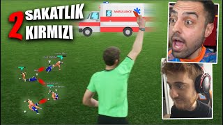 AMBULANS GELDİ ! +2 SAKATLIK +2 KIRMIZI KART / YENİ KURAL ! EL Pesico 2026 ! Ümidi vs Emjan