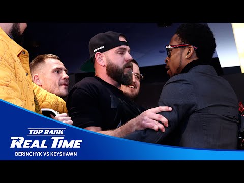 I PROMISE YOU I WILL **** YOU UP, Keyshawn Confronts Berinchyk At Press Conference | REAL TIME EP. 3