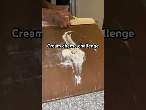 Cream cheese challenge #food #asmr