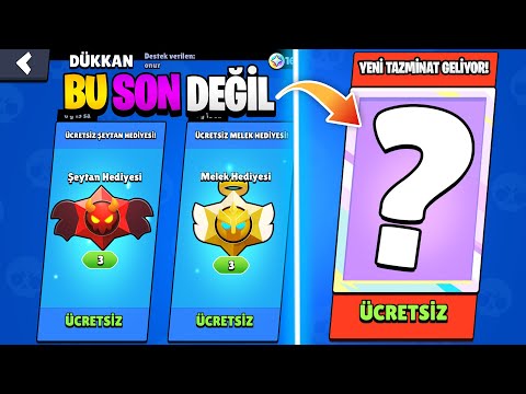 TAZMİNAT GELDİ AMA SON DEĞİL! YENİ TAZMİNAT GELİYOR! - Brawl Stars