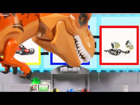 Car Built By A DINOSAUR!? | STOP MOTION | Billy Bricks