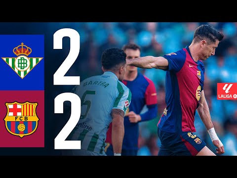 BETIS 2 vs 2 FC BARCELONA | LALIGA 2024/25 MD16