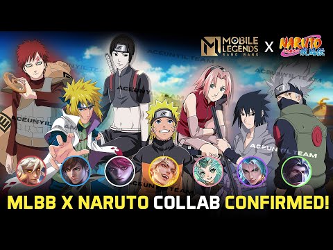 MLBB X NARUTO COLLAB CONFIRMED | MINATO X GUSION | KAKASHI X HAYA | GAARA X VALE |JULIAN X SAI& MORE