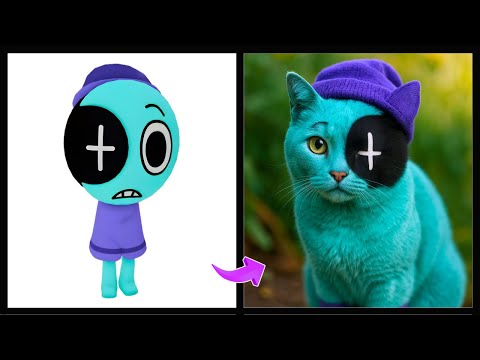 HOW DANDY'S WORLD CHARACTERS LOOK AS CATS!