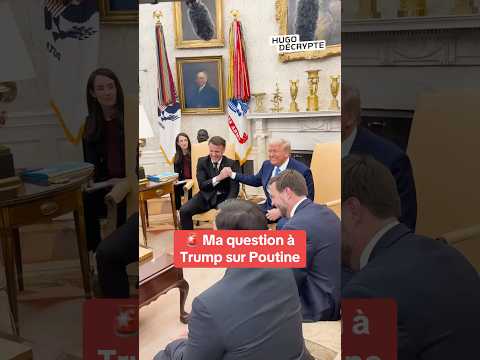 J’ai posé une question à Donald Trump sur Vladimir Poutine