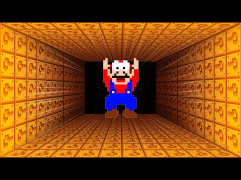 What If Mario Had 1.000.000 Item Blocks in Super Mario Bros?