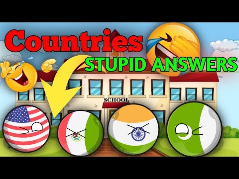 Country balls and their stupid answer 😂😂| Country balls funny video | New country balls video