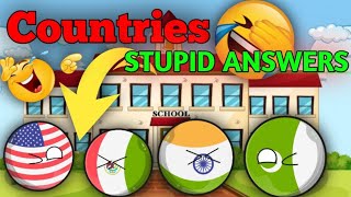 Country balls and their stupid answer 😂😂| Country balls funny video | New country balls video