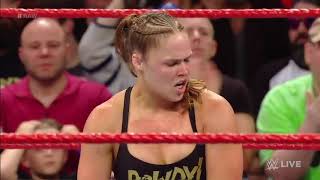 Ronda Rousey vs  Mickie James...in  Raw 2018