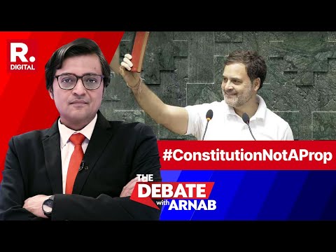 Congress Does ‘Save Constitution’ Drama But Uses Constitution As Political Prop | Arnab’s Debate