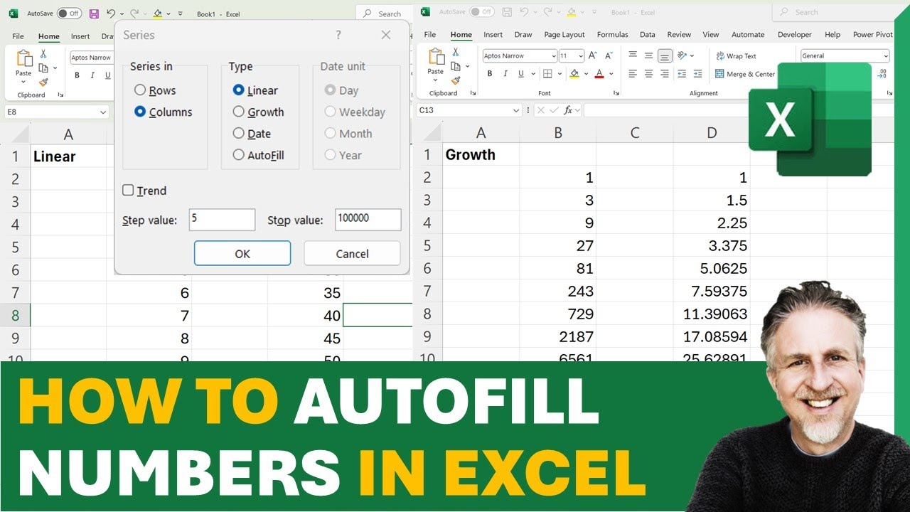 How to Autofill Numbers in Excel | Add Numbers 1 2 3…