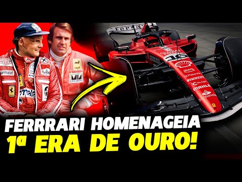 FERRARI REVELA CARRO ESPECIAL PARA GP DE LAS VEGAS E HOMENAGEIA ERA DE OURO | FÓRMULA 1 | GP EM CASA