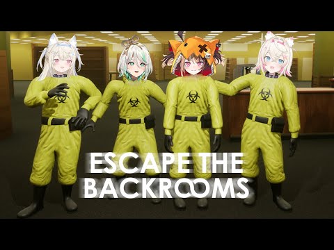 【ESCAPE THE BACKROOMS】me and my squad pull up lookin like this wyd (bau bau lowercase btw)