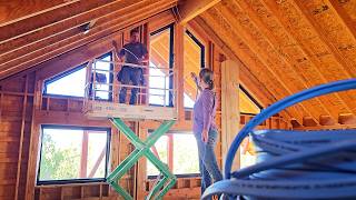 Major Flaw In Our Window Wall | Wiring 25ft Ceilings