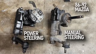 Easy Power Steering Conversion - Mazda B2000 B2200 B2600 Trucks