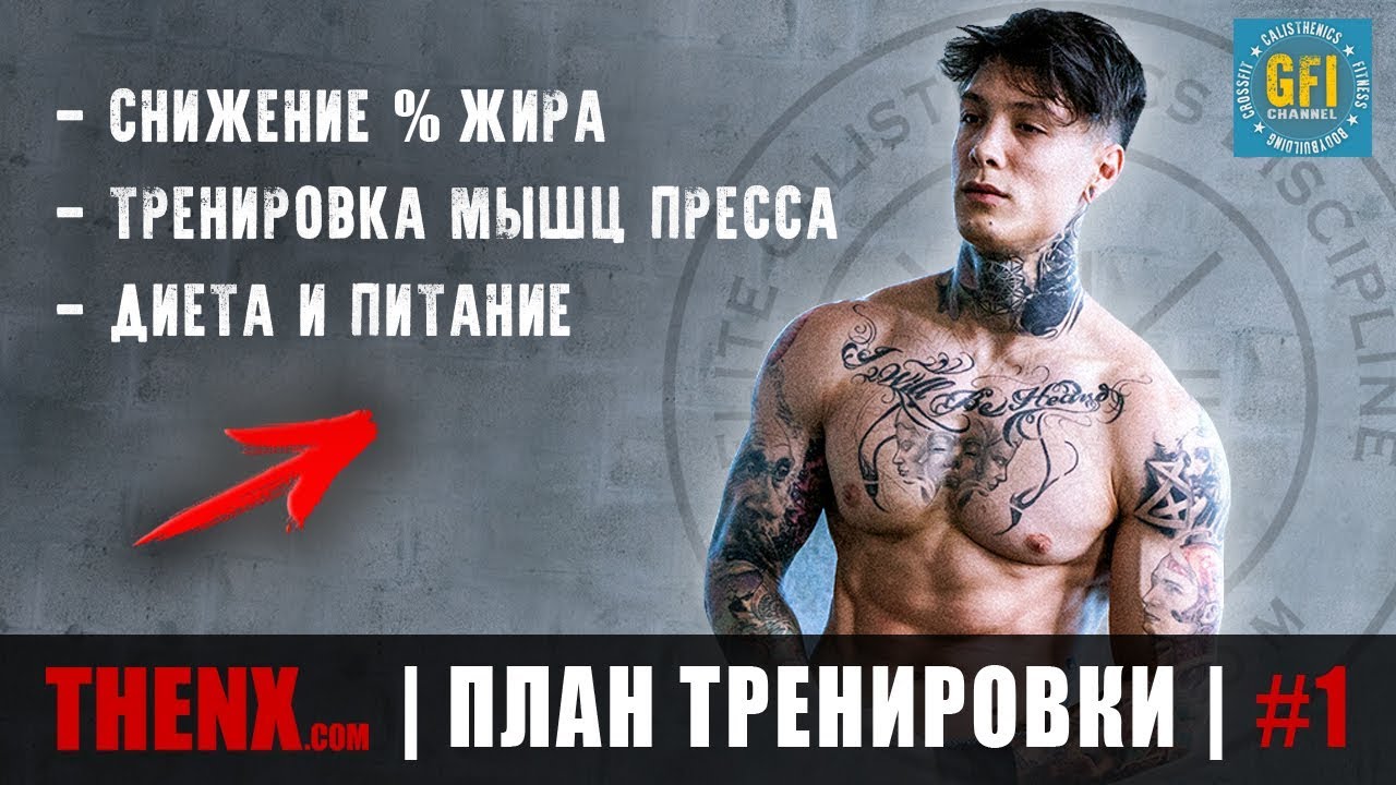Как Накачать Шесть Кубиков Пресса (THENX - ПЛАН ТРЕНИРОВКИ)