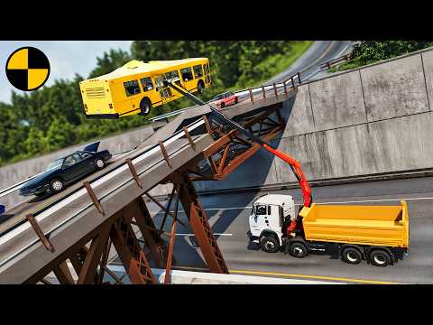 Most Epic Bridge Accidents Compilation #2 😱 BeamNG.Drive